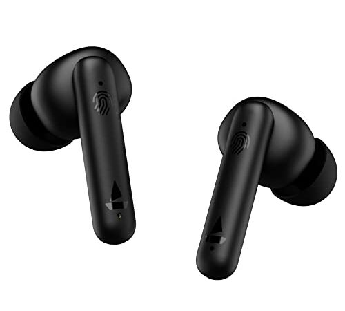 Boat Airdopes 141 42H Playtime, Beast Mode Enx Tech, ASAP Charge, Iwp, Ipx4 Water Resistance, Smooth Touch Controls Bluetooth Truly Wireless in Ear Earbuds with Mic (Bold Black)