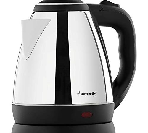 Butterfly EKN 1.5-Litre Electric Kettle (Silver with Black)
