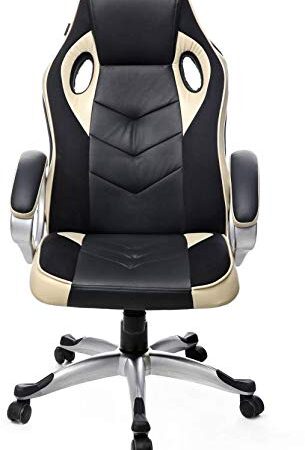 CADDY Ergonomic Gaming Chair (Leather ,Brown)