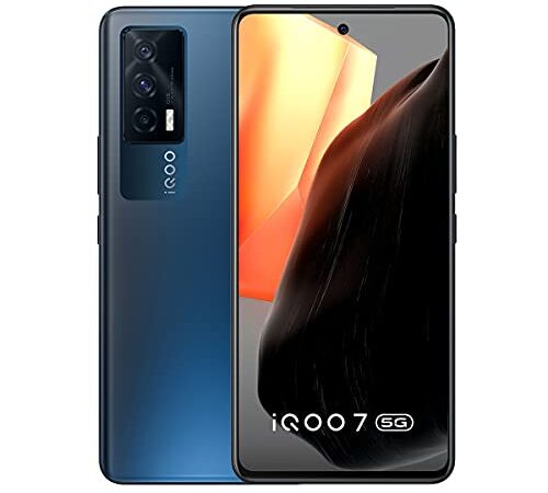 iQOO 7 5G (Storm Black, 8GB RAM, 128GB Storage) | 3GB Extended RAM | Upto 12 Months No Cost EMI | 6 Months Free Screen Replacement