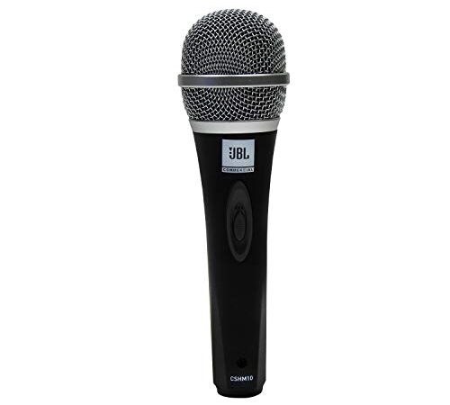 JBL Commercial CSHM10 Handheld dynamic microphone with on/off switch (Cable not included), black, medium