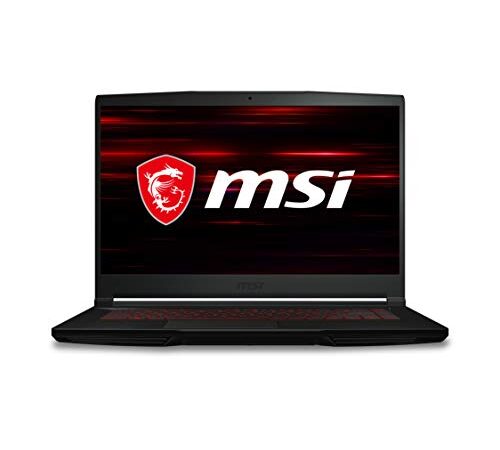 MSI Gaming GF63 Thin, Intel 10th Gen. i5-10500H, 40CM FHD 60Hz Gaming Laptop (8GB/256GB NVMe SSD + 1TB HDD/Windows 10 Home/Nvidia GTX1650 MaxQ 4GB GDDR6/ Black/1.86Kg), 10SC-611IN