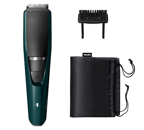 Philips BT3231/15 Smart Beard Trimmer - Power adapt technology for precise trimming- Quick Charge; 20 settings; 60 min run time