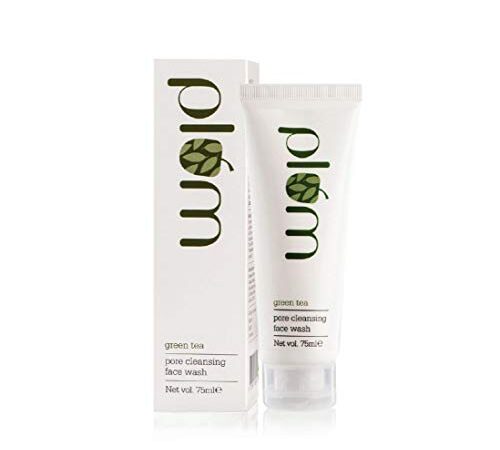 Plum Green Tea Pore Cleansing Face Wash | Acne Face Wash | Oily Skin | Bright, Clear Skin | 100% Vegan | 100% Paraben Free | 75ml