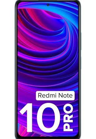 Redmi Note 10 Pro (Glacial Blue, 6GB RAM, 128GB Storage) -120hz Super Amoled Display|64MP with 5mp Super Tele- Macro | 33W Charger Included