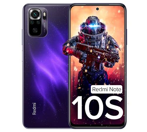 Redmi Note 10S (Cosmic Purple, 6GB RAM, 64 GB Storage) - Super Amoled Display | 64 MP Quad Camera | Alexa Built in | 33W Charger Included