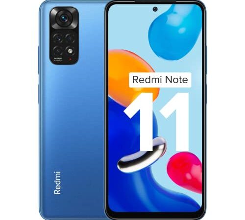 Redmi Note 11 (Horizon Blue, 6GB RAM, 128GB Storage)|90Hz FHD+ AMOLED Display | Qualcomm® Snapdragon™ 680-6nm | Alexa Built-in | 33W Charger Included