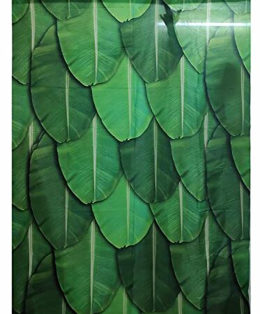 S2S Banana Leaf Backdrop Curtain for Decoration Backdrop Cloth for Pooja Decoration Traditional / Background Curtain Cloth for Pooja / All Festival Decoration for Home (Big Banana Leaf's)