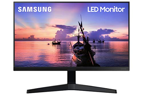 Samsung 24 inches LED 1920 x 1080 Pixels Flat Computer Monitor - Full HD, Super Slim AH-IPS Panel - LF24T352FHWXXL, (Dark Blue, Gray)