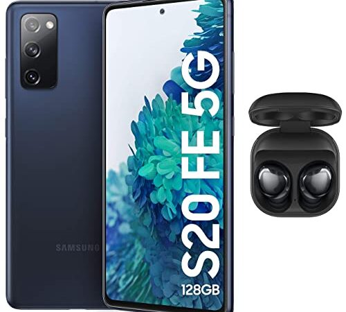 Samsung Galaxy S20 FE 5G (Cloud Navy, 8GB RAM, 128GB Storage) + Samsung Galaxy Ear Buds Pro(Black)