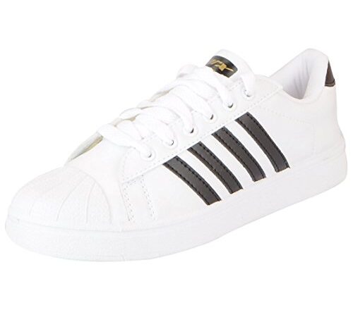 Sparx Men's White/Black Sneakers-8 UK (SD0323G)