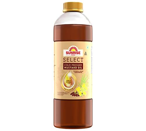 Sunrise Pure Mustard Oil Bottle, 1000 ml