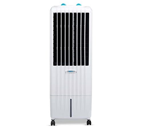 Symphony Diet 12T Personal Tower Air Cooler for Home with Honeycomb Pad, Powerful Blower, i-Pure Technology and Low Power Consumption (12L, White)