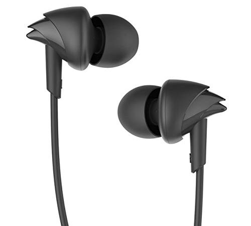 boAt Bassheads 100 in Ear Wired Earphones with Mic(Black)