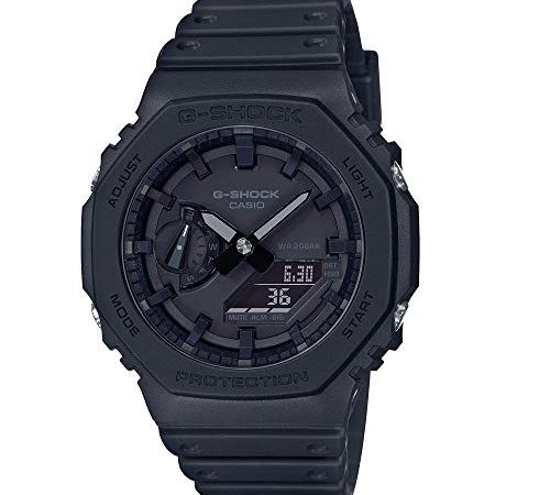 Casio G-Shock Carbon Core Guard Analog-Digital Black Dial Men's Watch - GA-2100-1A1DR(G987)