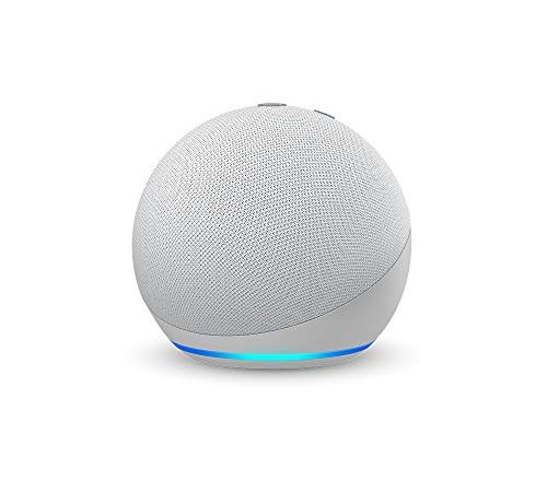 Echo Dot (4th Gen, 2020 release)| Smart speaker with Alexa (White)