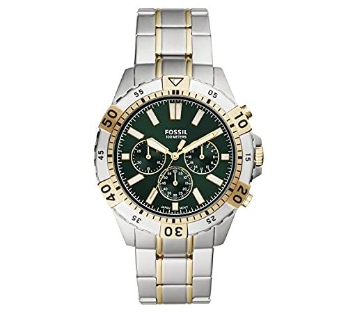 Fossil Analog Green Dial Men's Watch-FS5622