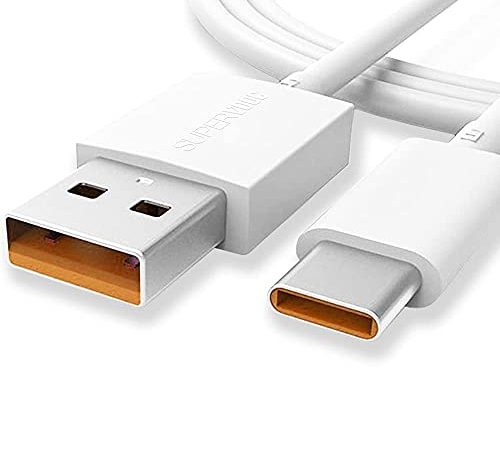 FREXCEZ 5A/50W Super Vooc Charge, Data Sync Fast Charging Type-C Cable Compatible for Realme XT, Realme XT 730G, Realme X2, Realme C12, Realme 6 Pro, Realme Narzo 20A, Realme 7, Realme 7 Pro