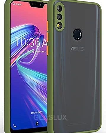 Glaslux (Camera Protection) Matte Case Cover for Asus Zenfone Max Pro M2 - Light Green