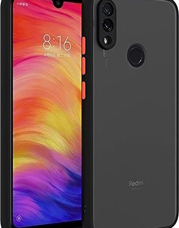 Glaslux (Camera Protection) Matte Case Cover for Mi Redmi Note 7 Pro - Black