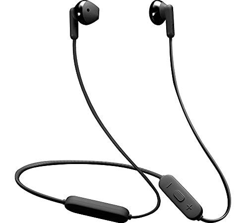 JBL Tune 215BT, 16 Hrs Playtime with Quick Charge, in Ear Bluetooth Wireless Earphones with Mic, 12.5mm Premium Earbuds with Pure Bass, BT 5.0, Dual Pairing, Type C & Voice Assistant Support (Black)