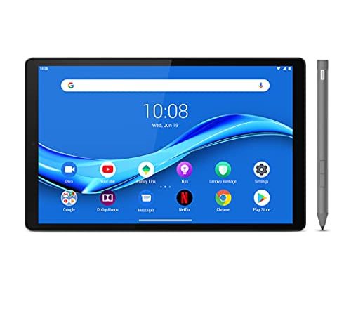 Lenovo Tab M10 FHD Plus (2nd Gen) (10.3 inch (26.16 cm), 4GB, 128 GB, Wi-Fi + LTE, Volte Calling) with Active Pen, Kids Mode with Parental Control, Dolby Atmos Speakers,TUV Certified Eye Protection