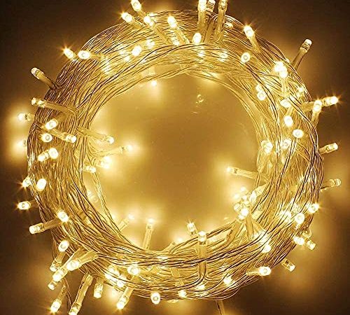 Lexton 40 Feet LED Decorative String Light |for Indoor & Outdoor Decorations (Warm White, Pack of 1), standard (Lex-String/40Feet)