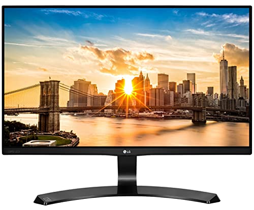 LG 22 inch (55 cm) IPS Monitor - Full HD, with VGA, HDMI, DVI, Audio Out Ports, Made in India - 22MP68VQ (Black), Small