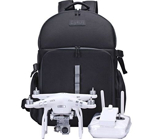 Lykus Camera Backpack for Drone, Pro Video Equipment FBA_DBP-100U(Black)