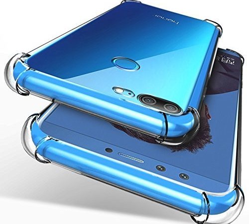 MagicDeal Back Case Cover for Huawei Honor 9N Shockproof Bumper Corner|Soft Feel |Lens Protection Cover (Pack of 2)