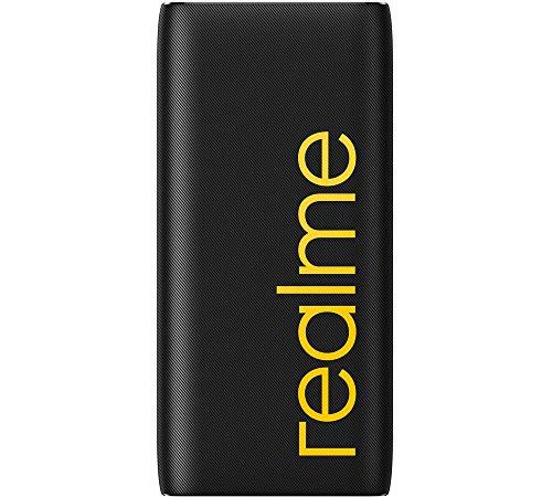 realme 20000 mAh Power Bank (Quick Charge 2.0, Power Delivery 2.0, 18 W) Black