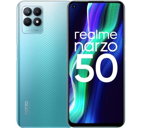 realme narzo 50 (Speed Blue, 4GB RAM+64GB Storage) Helio G96 Processor | 50MP AI Triple Camera | 120Hz Ultra Smooth Display