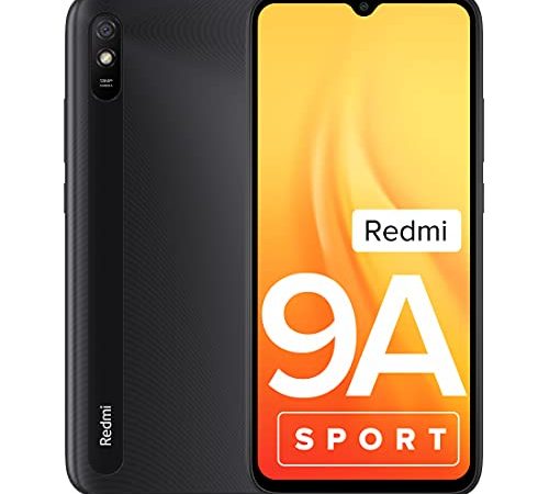 Redmi 9A Sport (Carbon Black, 2GB RAM, 32GB Storage) | 2GHz Octa-core Helio G25 Processor | 5000 mAh Battery