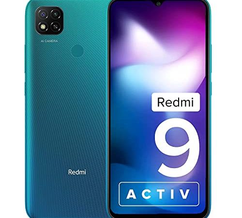 (Renewed) Redmi 9 Activ (Coral Green, 4GB RAM, 64GB Storage)