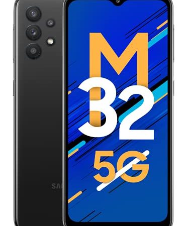 Samsung Galaxy M32 5G (Slate Black, 6GB RAM, 128GB Storage) | Dimensity 720 Processor | 5000mAh Battery| Knox Security