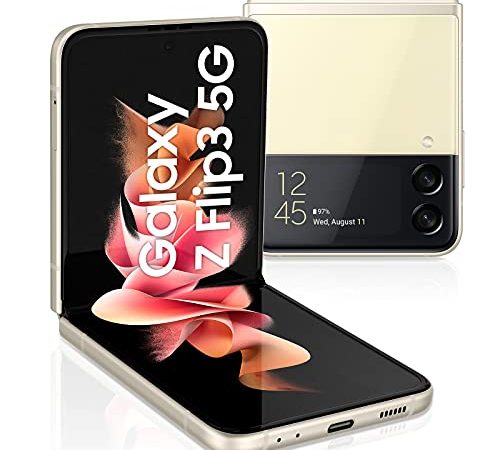 Samsung Galaxy Z Flip3 5G (Cream, 8GB RAM, 256GB Storage) with No Cost EMI/Additional Exchange Offers