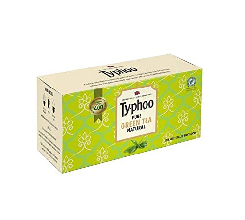 Typhoo Pure Natural Green Tea Bags, 100 Bags