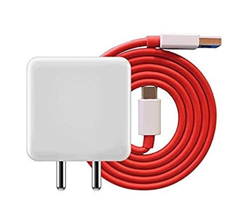 Ultra Fast Type-C Charger for Honor Play Charger Original Adapter Like Wall Charger | Mobile Charger | Qualcomm QC 3.0 Quick Charge Adaptive Fast Charging, Rapid, Dash, VOOC, AFC Charger With 1 Meter Type C USB Data Cable (3.0 Amp, P1, Red)