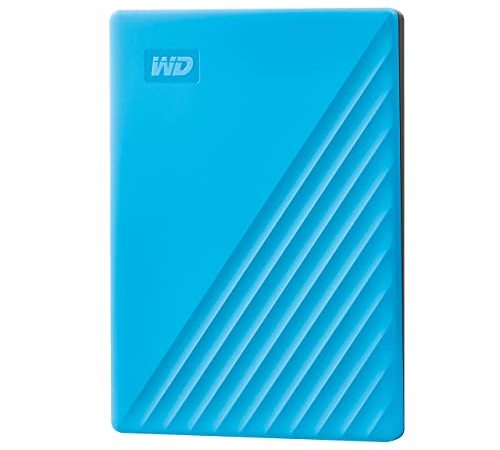 Western Digital WD 2TB My Passport Portable External Hard Drive, USB 3.0 with Automatic Backup and Software Protection (WDBYVG0020BBL-WESN) Compatible with PC, PS4 and Xbox (Blue)