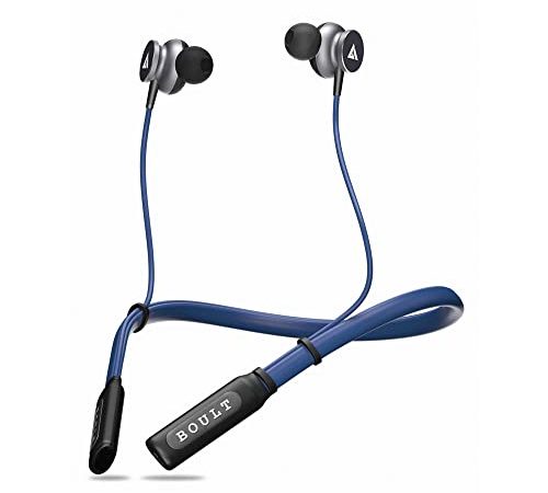 Boult Audio Probass Curve Bluetooth Wireless in Ear Earphones with Mic with Ipx5 Water Resistant, 12H Battery Life & Extra Bass (Blue)