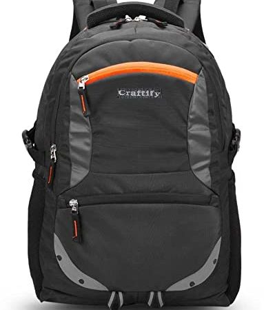 Comfabie 35 L Casual Waterproof Laptop Bag/Backpack for Men Boys & Girls For Office School College Teens & Students with Rain Cover With adjustable Strap With 2 Compartment