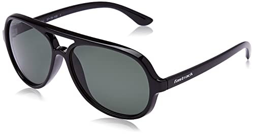 Fastrack Men Pilot Sunglasses (P358BK2|Black Color)