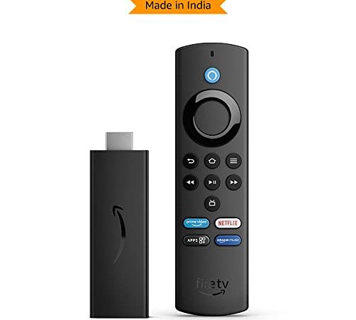 Fire TV Stick Lite with all-new Alexa Voice Remote Lite (no TV controls), HD streaming device | Now with App controls | 2022 release