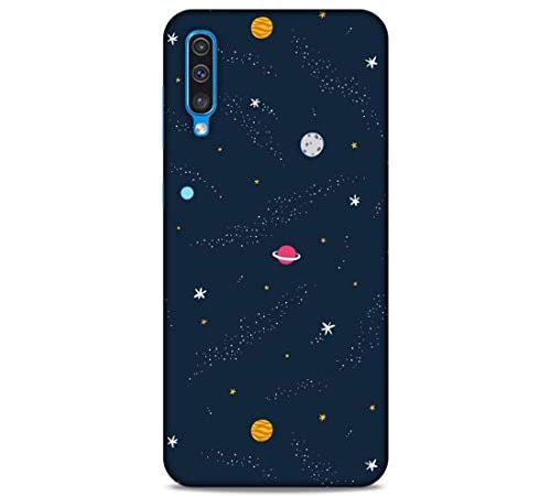 LETAPS Printed Mobile Back Hard Case Cover for Samsung Galaxy A50 / A50s / A30s (Universe Planets & Stars A)