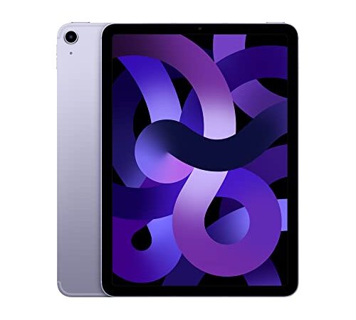 2022 Apple iPad Air with Apple M1 Chip (10.9-inch/27.69 cm, Wi-Fi + Cellular, 64GB) - Purple (5th Generation)