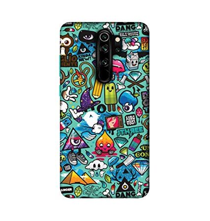 Casotec Plastic Crazy Design 3D Printed Hard Back Cover for Xiaomi Redmi Note 8 Pro