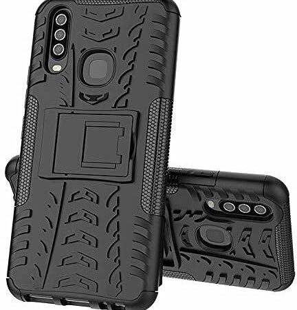 Glaslux Vivo Z1 Pro, Back Cover, Premium Real Hybrid Shockproof Bumper Defender Cover, Kickstand Hybrid Desk Stand Back Case Cover for Vivo Z1 Pro - Black