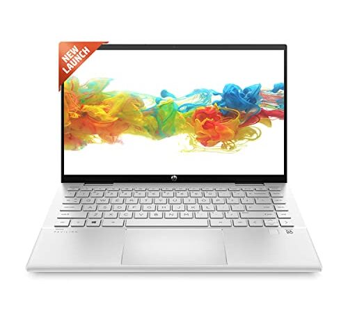 Hp Pavilion X360 11Th Gen Intel Core I7 14 Inches Fhd Multitouch 2In1 Laptop (16Gb Ram/512Gb Ssd/B&O/Windows 11 Home/Fpr/Backlit Kb/Intel Iris Xe Graphics/Pen/Alexa/Ms Office/Silver/1.52Kg)14-Dy1047Tu