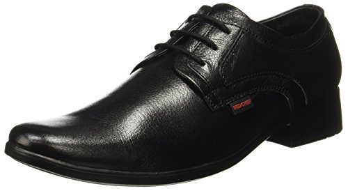 Red Chief Leather Formal Shoe for Men's (RC3496_P) Black