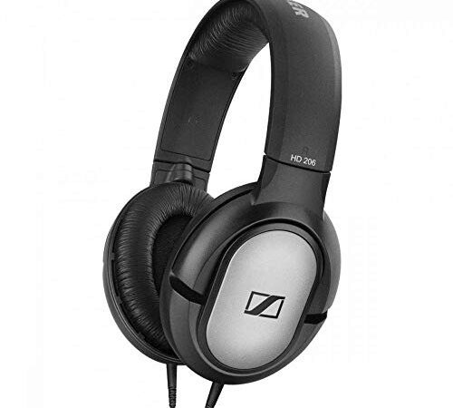 Sennheiser HD 206 507364 Wired Over Ear Headphones Without Mic (Black)